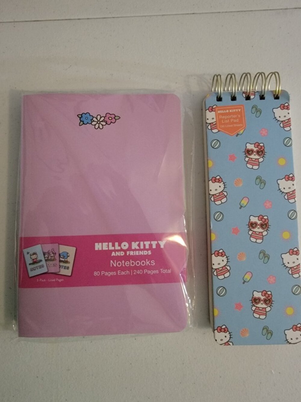 Hello Kitty & Friends Notebook Set Sanrio Journal Notepad NEW